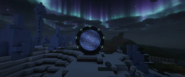 Stargate under the aurora