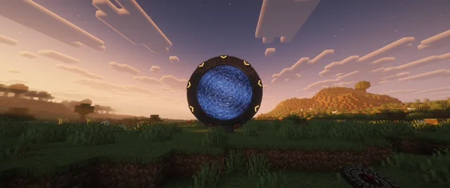 Stargate at sunset